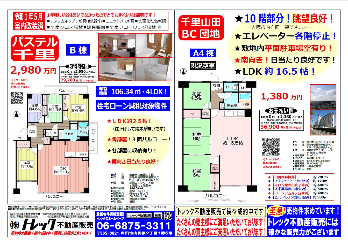 パステル千里